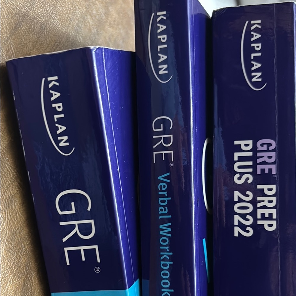 Kaplan GRE Prep Books Set